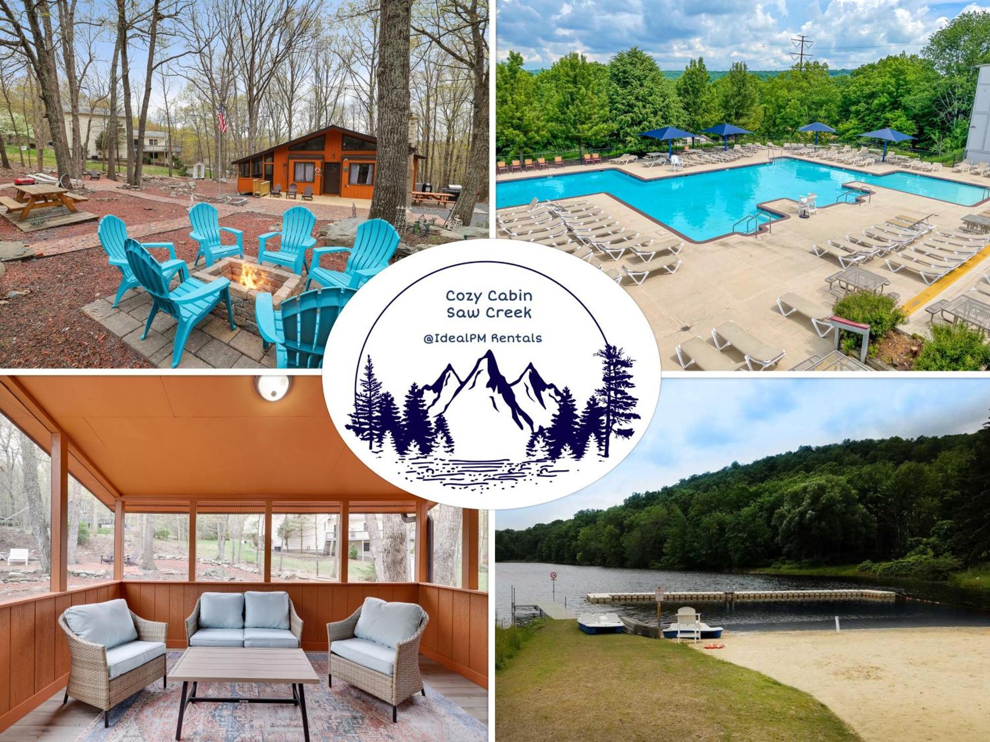 Premier Cozy Cabin - Free Amenities & Comm Indoor Pools Bushkill Eksteriør bilde